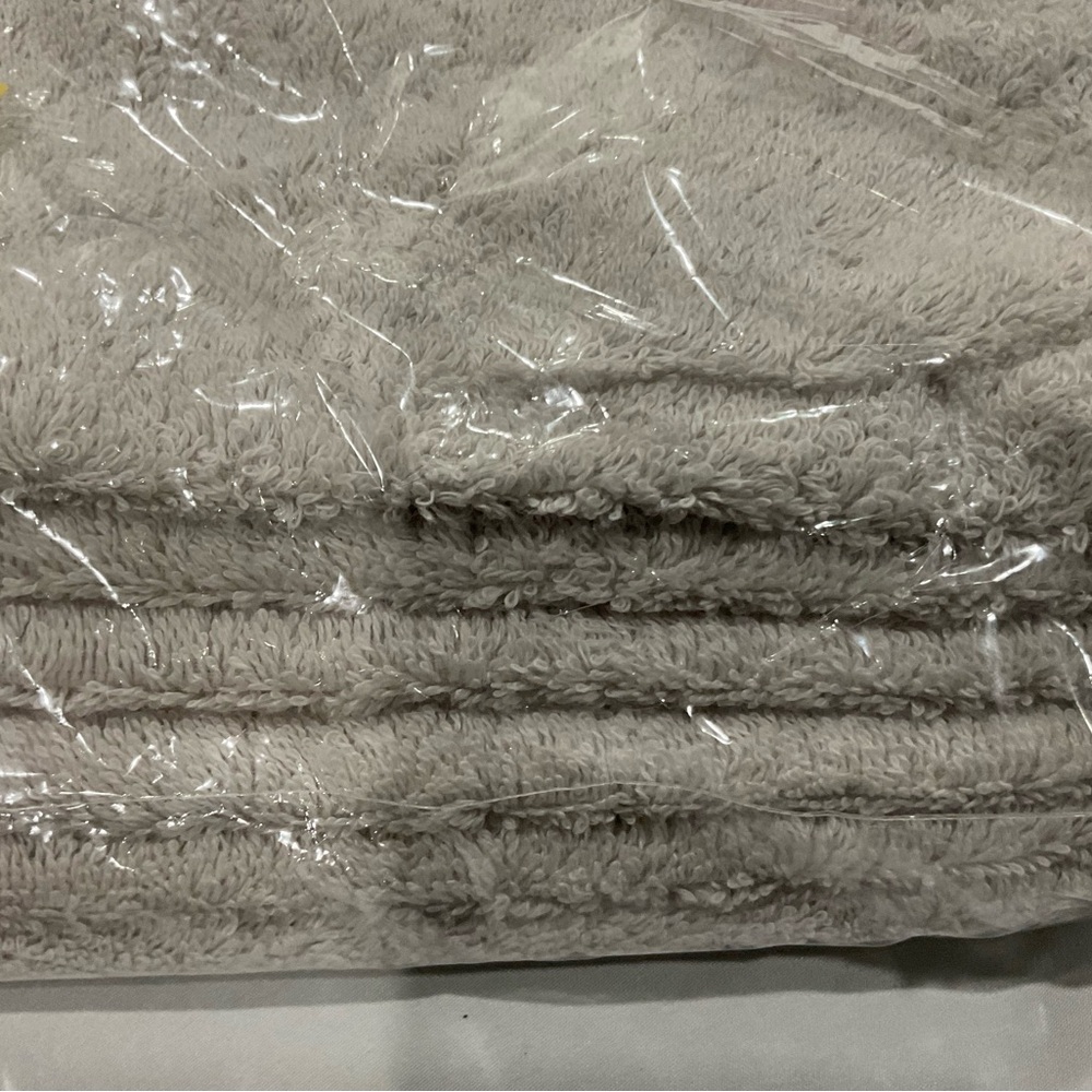 Frette Silver Hand Towels - Plush Cotton Set of 6 New in Package